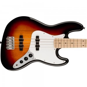 Fender Squier Affinity Series Jazz Bass, Maple Fingerboard, 3-Colour Sunburst